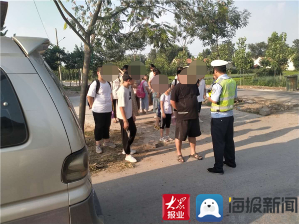 惠民交巡警查獲多起非法接送學(xué)生的“黑校車”