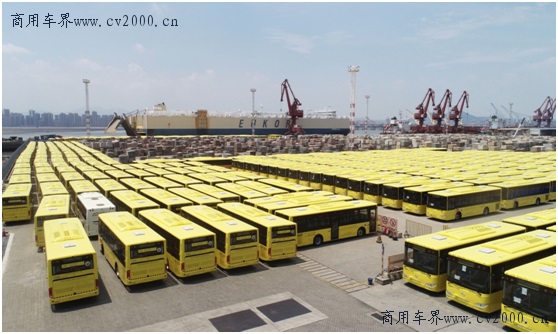 再次發(fā)運(yùn)沙特449輛智慧安全校車(chē)