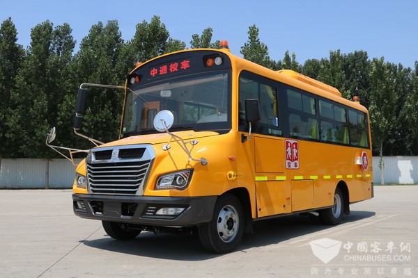 承載關(guān)愛，十年耕耘，中通客車推出第四代安全校車